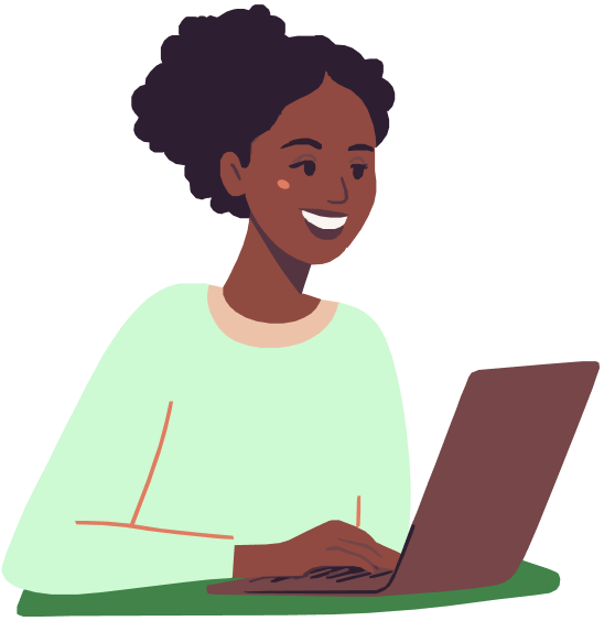 Femme souriante
