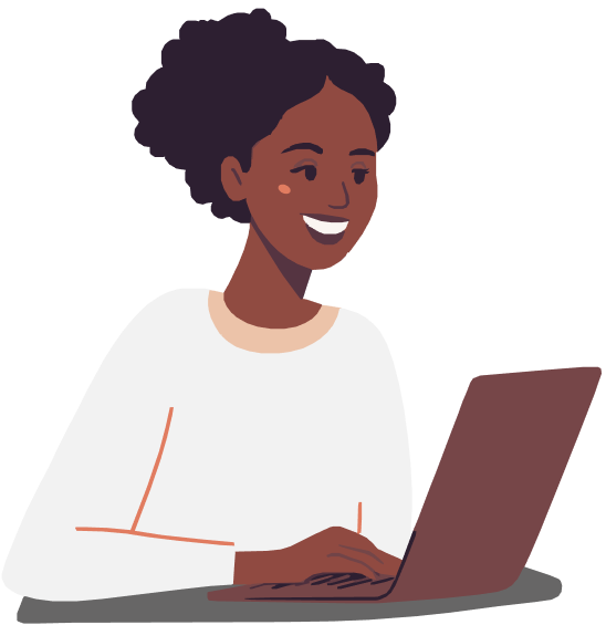Femme souriante