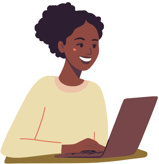 Femme souriante